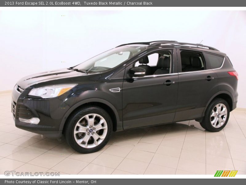 Tuxedo Black Metallic / Charcoal Black 2013 Ford Escape SEL 2.0L EcoBoost 4WD