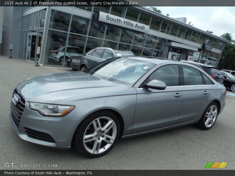 Quartz Gray Metallic / Black 2015 Audi A6 2.0T Premium Plus quattro Sedan