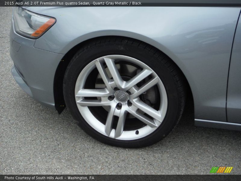 Quartz Gray Metallic / Black 2015 Audi A6 2.0T Premium Plus quattro Sedan