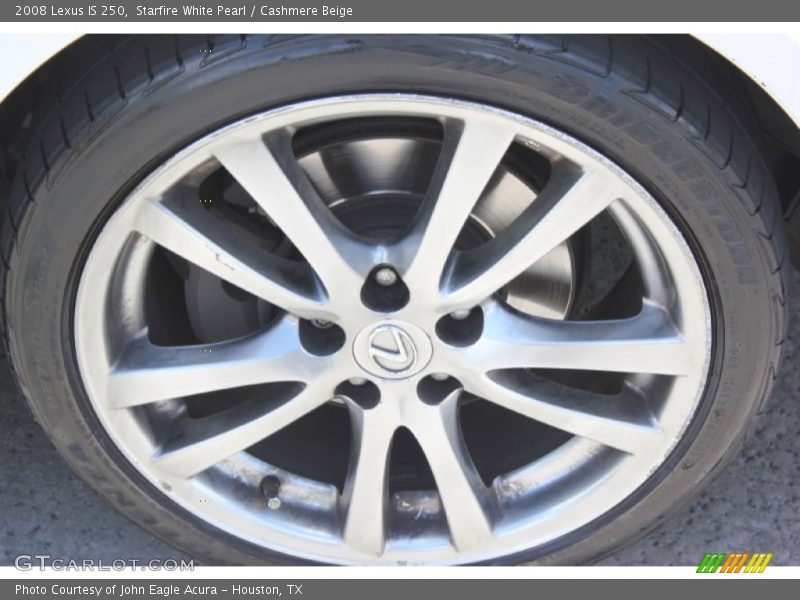 Starfire White Pearl / Cashmere Beige 2008 Lexus IS 250