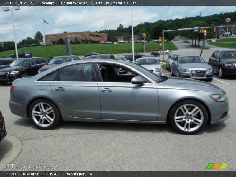 Quartz Gray Metallic / Black 2015 Audi A6 2.0T Premium Plus quattro Sedan
