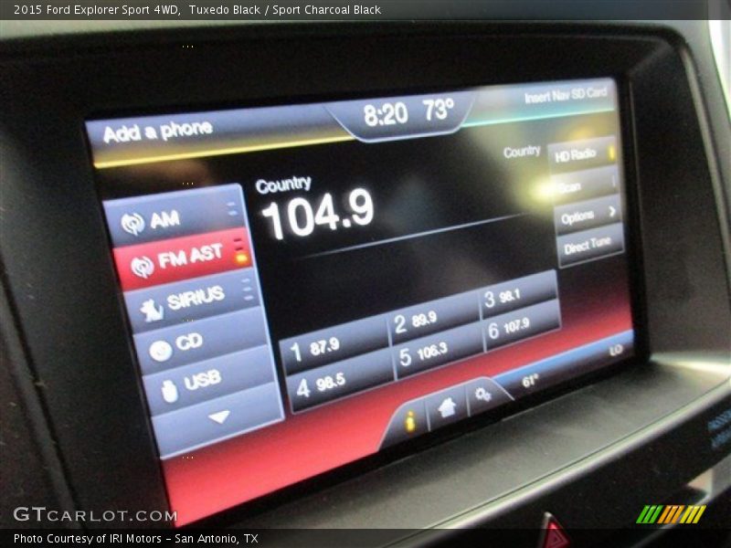 Tuxedo Black / Sport Charcoal Black 2015 Ford Explorer Sport 4WD
