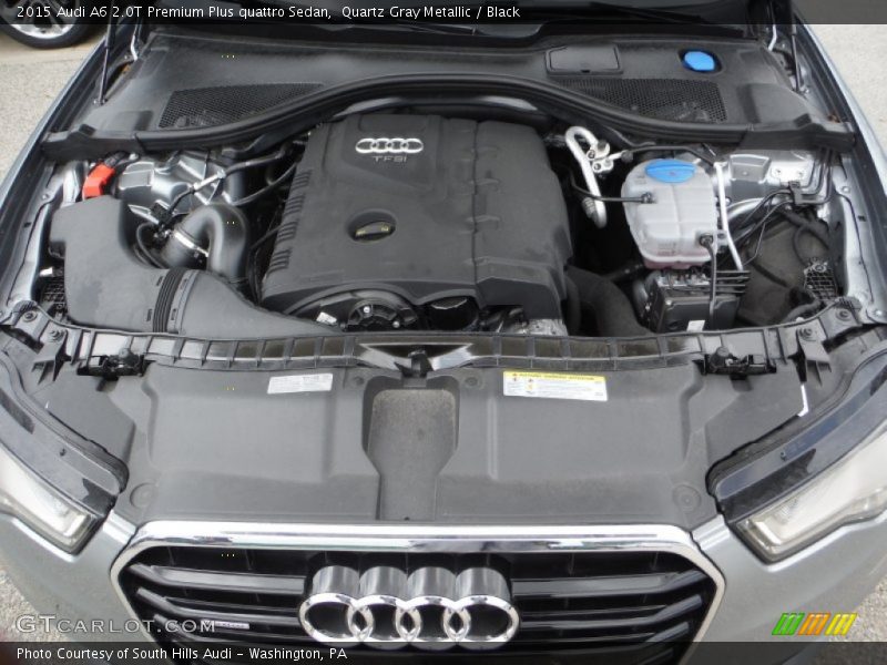 Quartz Gray Metallic / Black 2015 Audi A6 2.0T Premium Plus quattro Sedan