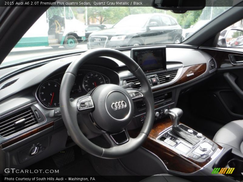 Quartz Gray Metallic / Black 2015 Audi A6 2.0T Premium Plus quattro Sedan
