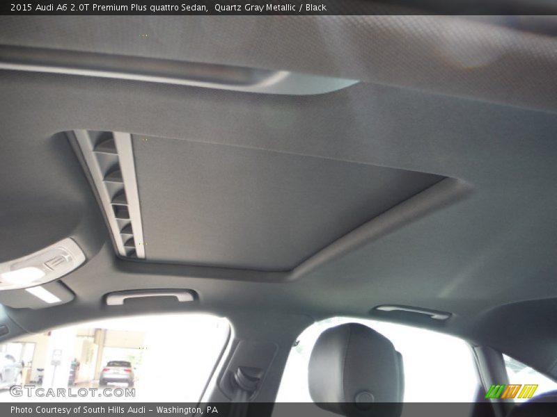 Quartz Gray Metallic / Black 2015 Audi A6 2.0T Premium Plus quattro Sedan