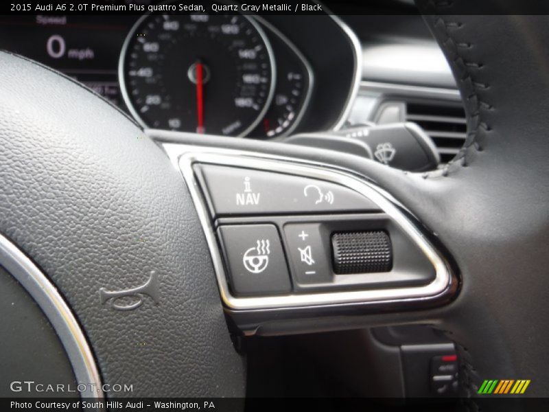 Quartz Gray Metallic / Black 2015 Audi A6 2.0T Premium Plus quattro Sedan