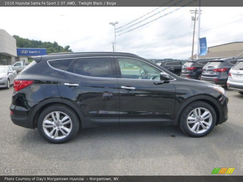 Twilight Black / Beige 2016 Hyundai Santa Fe Sport 2.0T AWD
