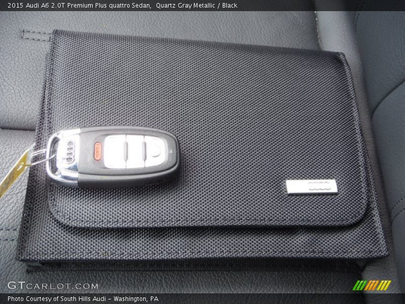 Quartz Gray Metallic / Black 2015 Audi A6 2.0T Premium Plus quattro Sedan