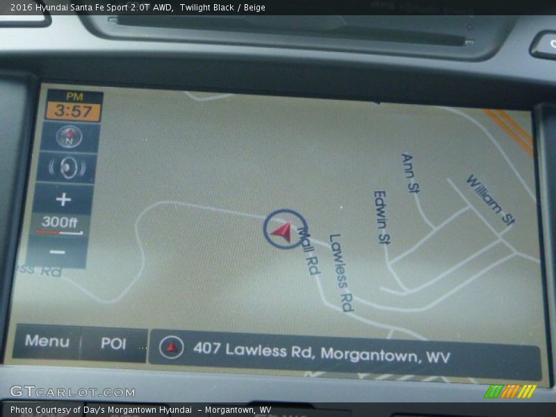 Navigation of 2016 Santa Fe Sport 2.0T AWD
