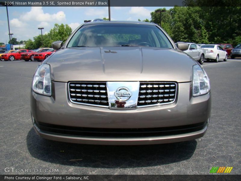 Spirited Bronze Pearl / Black 2006 Nissan Maxima 3.5 SE