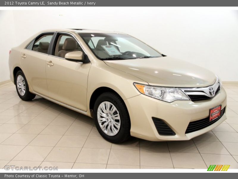 Sandy Beach Metallic / Ivory 2012 Toyota Camry LE
