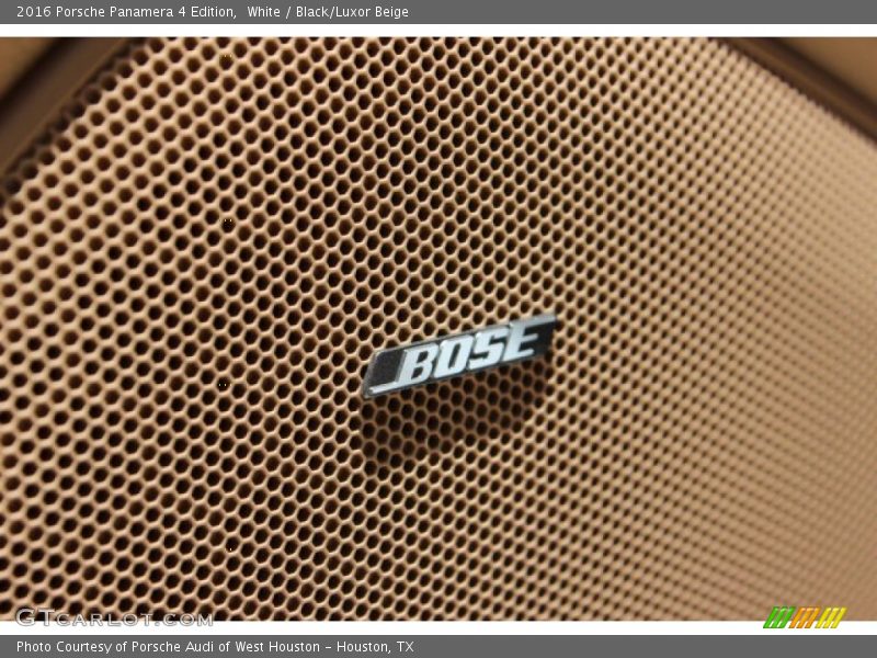 Audio System of 2016 Panamera 4 Edition