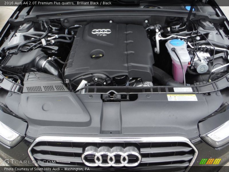  2016 A4 2.0T Premium Plus quattro Engine - 2.0 Liter Turbocharged FSI DOHC 16-Valve VVT 4 Cylinder