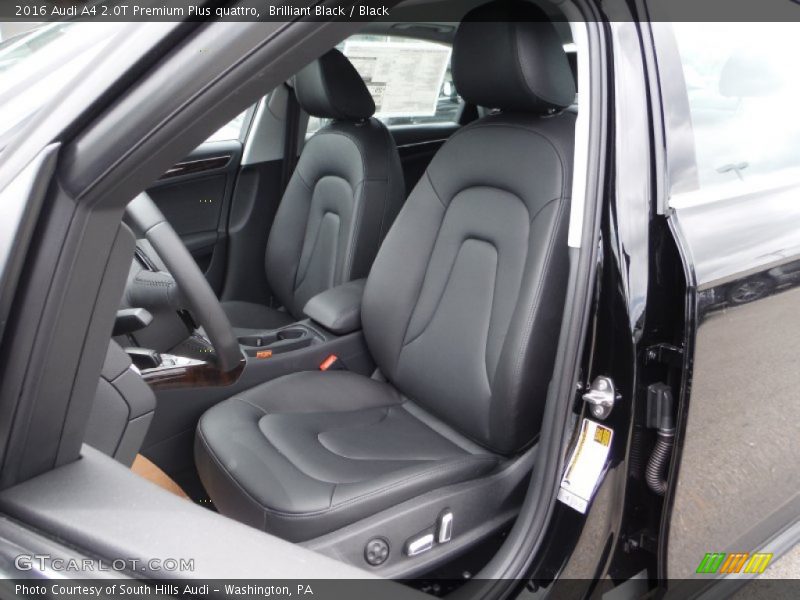 Front Seat of 2016 A4 2.0T Premium Plus quattro