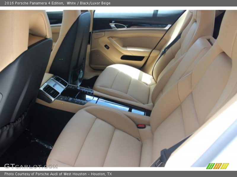 Rear Seat of 2016 Panamera 4 Edition