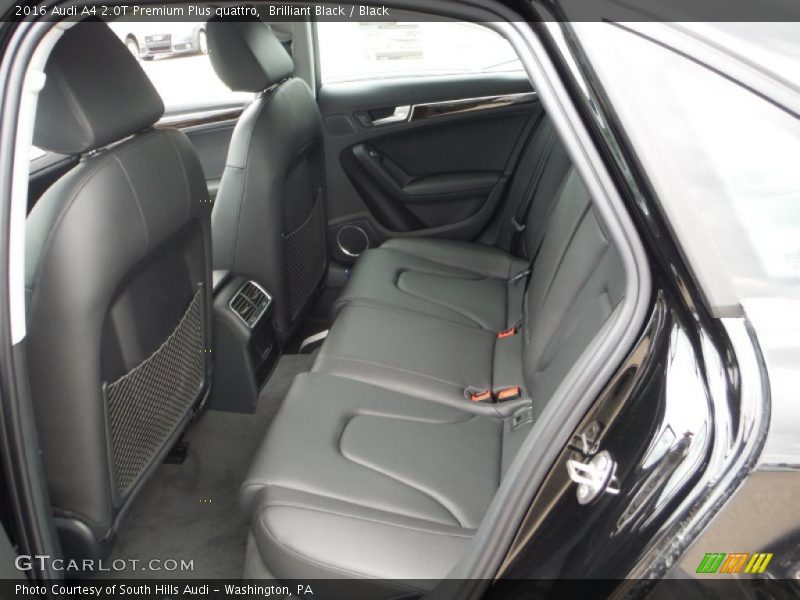 Rear Seat of 2016 A4 2.0T Premium Plus quattro