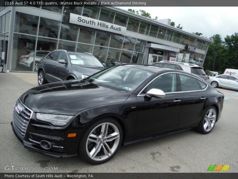 Mythos Black Metallic / Black w/Diamond Stitching 2016 Audi S7 4.0 TFSI quattro