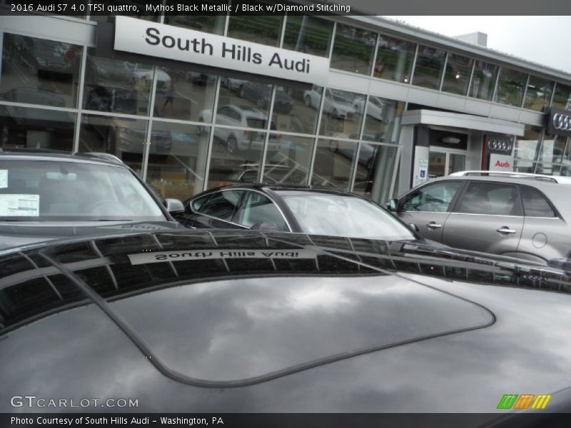 Mythos Black Metallic / Black w/Diamond Stitching 2016 Audi S7 4.0 TFSI quattro