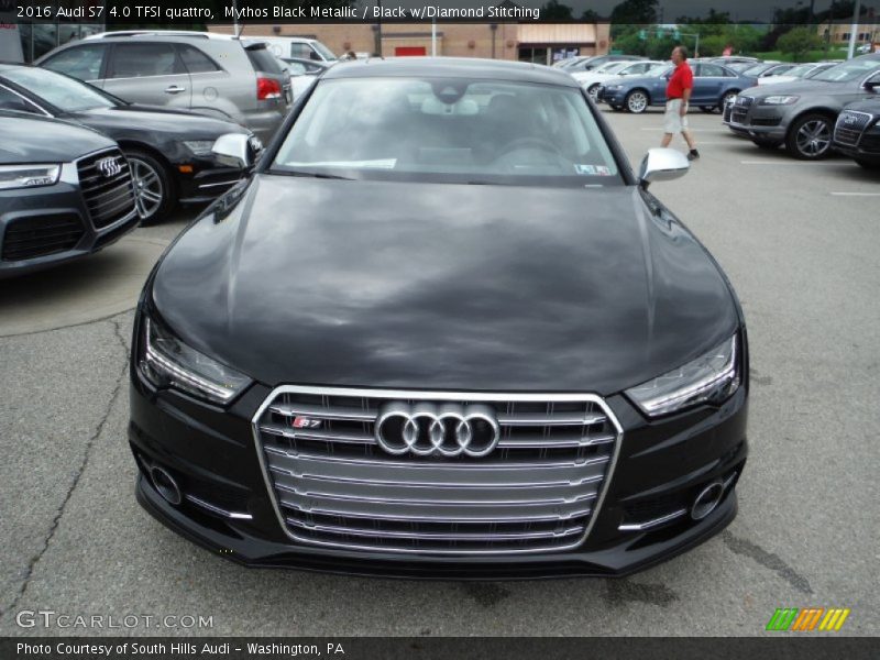 Mythos Black Metallic / Black w/Diamond Stitching 2016 Audi S7 4.0 TFSI quattro