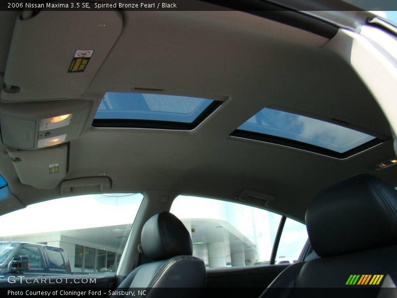 Spirited Bronze Pearl / Black 2006 Nissan Maxima 3.5 SE