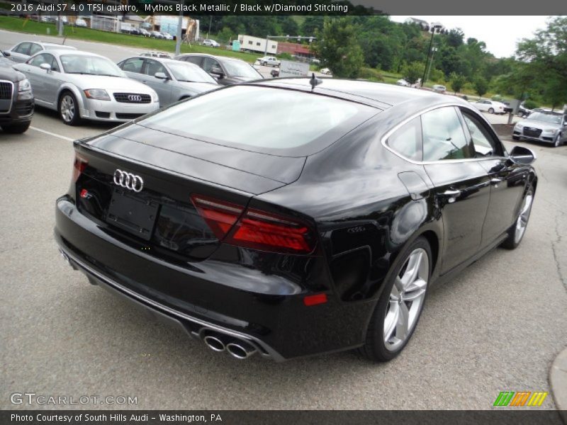 Mythos Black Metallic / Black w/Diamond Stitching 2016 Audi S7 4.0 TFSI quattro