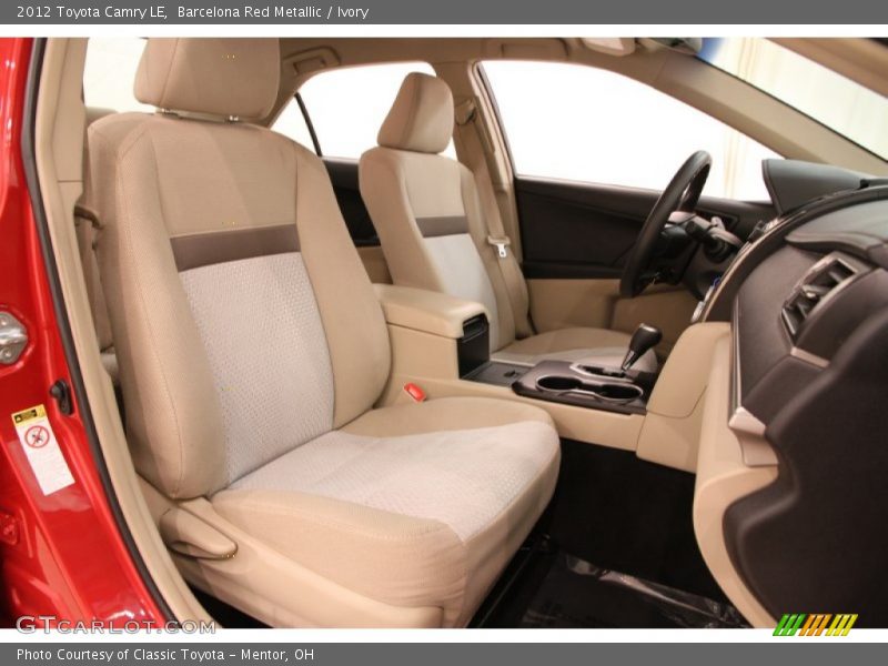 Barcelona Red Metallic / Ivory 2012 Toyota Camry LE