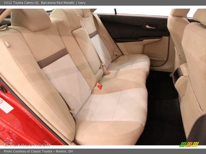 Barcelona Red Metallic / Ivory 2012 Toyota Camry LE