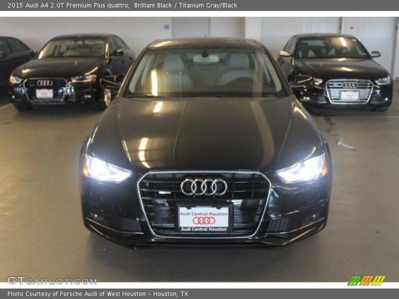 Brilliant Black / Titanium Gray/Black 2015 Audi A4 2.0T Premium Plus quattro