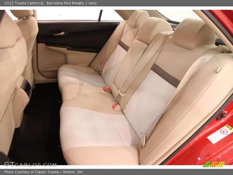 Barcelona Red Metallic / Ivory 2012 Toyota Camry LE