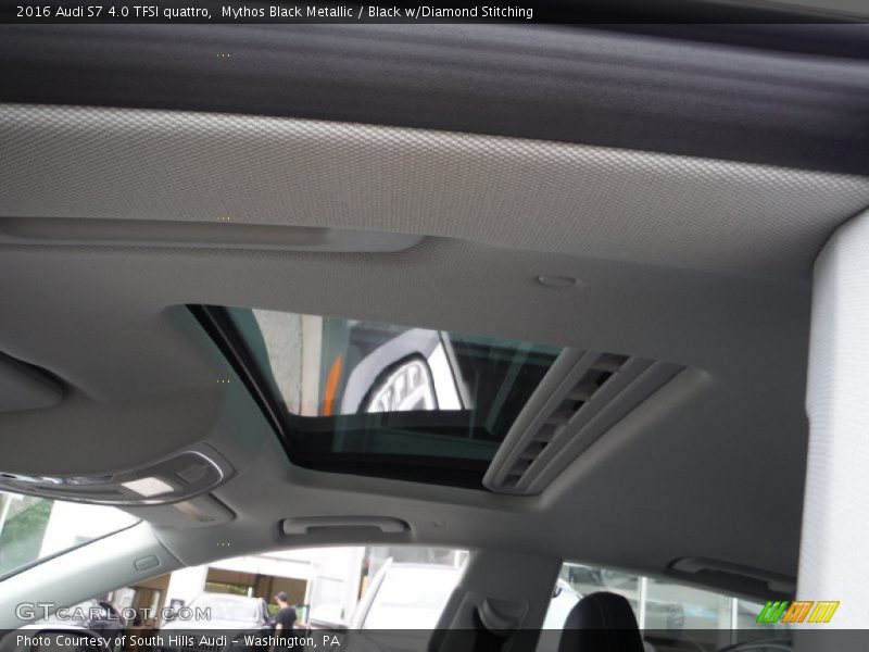 Mythos Black Metallic / Black w/Diamond Stitching 2016 Audi S7 4.0 TFSI quattro