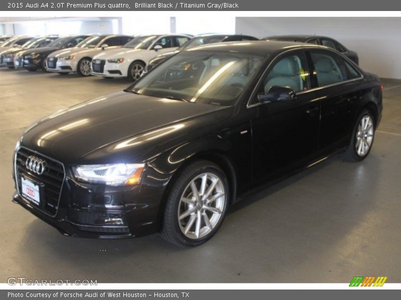 Brilliant Black / Titanium Gray/Black 2015 Audi A4 2.0T Premium Plus quattro