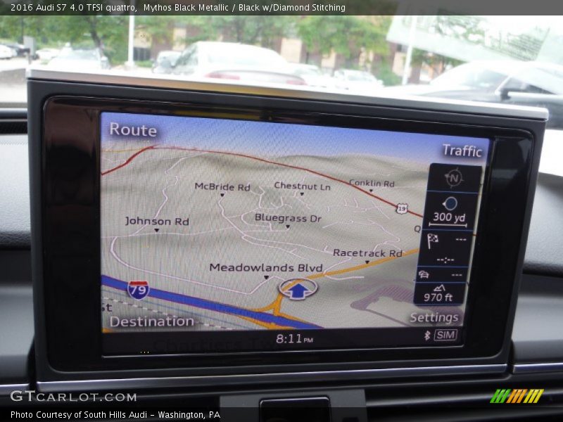 Mythos Black Metallic / Black w/Diamond Stitching 2016 Audi S7 4.0 TFSI quattro