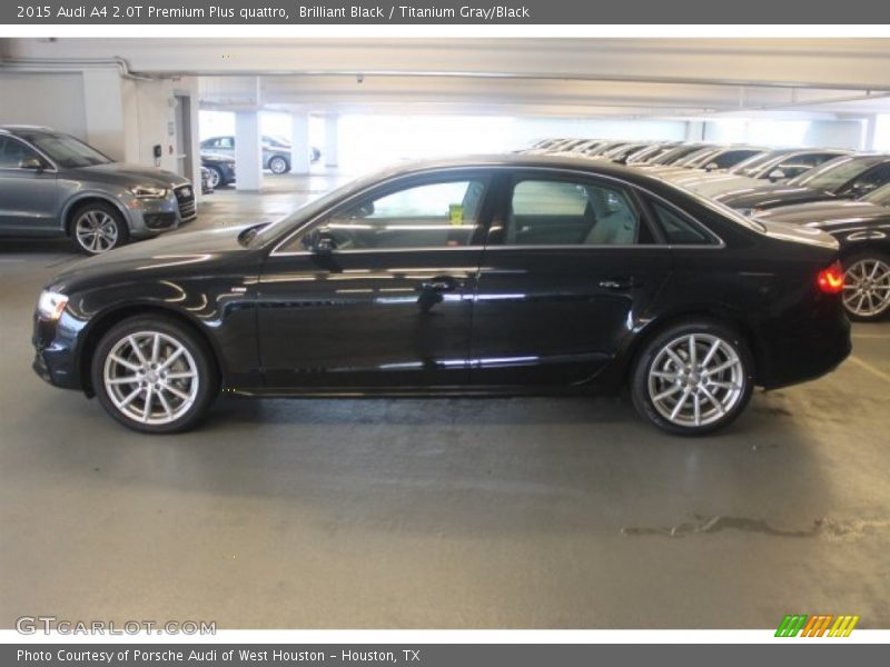 Brilliant Black / Titanium Gray/Black 2015 Audi A4 2.0T Premium Plus quattro