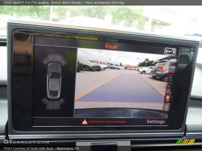 Mythos Black Metallic / Black w/Diamond Stitching 2016 Audi S7 4.0 TFSI quattro