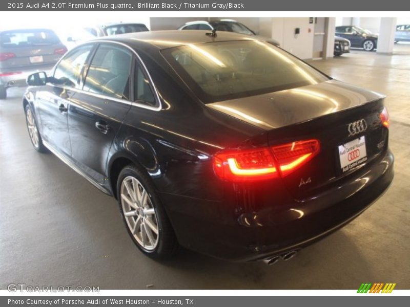 Brilliant Black / Titanium Gray/Black 2015 Audi A4 2.0T Premium Plus quattro