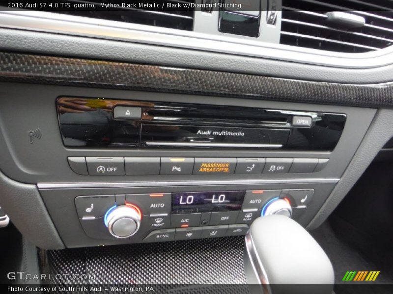 Controls of 2016 S7 4.0 TFSI quattro