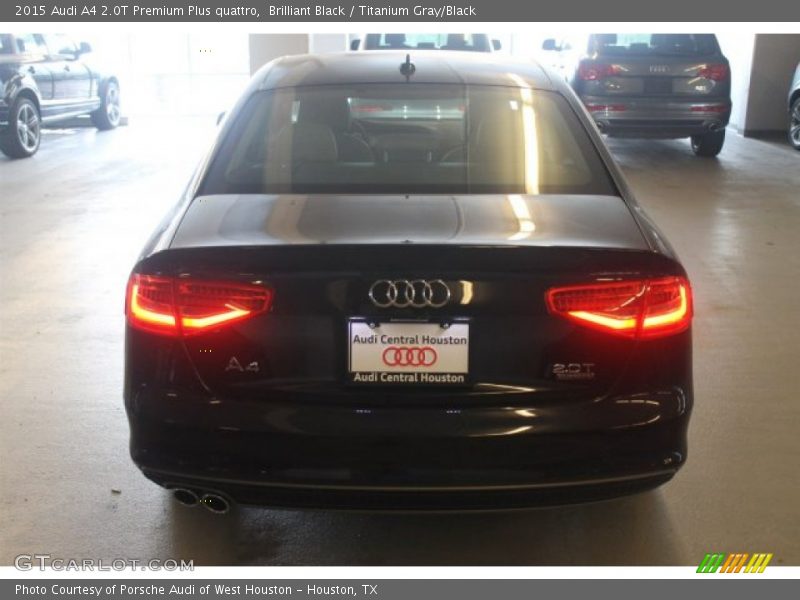 Brilliant Black / Titanium Gray/Black 2015 Audi A4 2.0T Premium Plus quattro
