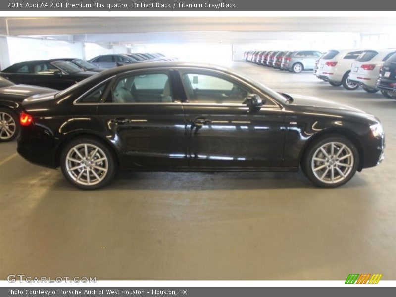 Brilliant Black / Titanium Gray/Black 2015 Audi A4 2.0T Premium Plus quattro