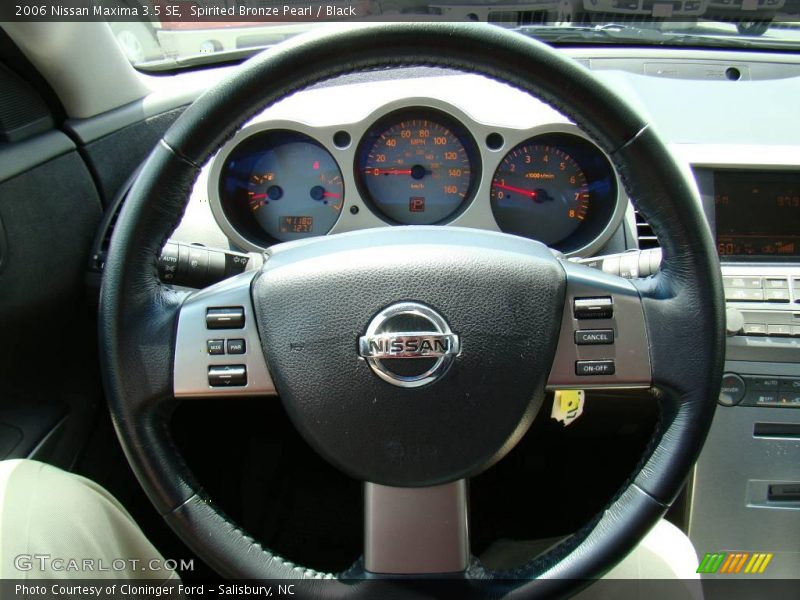 Spirited Bronze Pearl / Black 2006 Nissan Maxima 3.5 SE