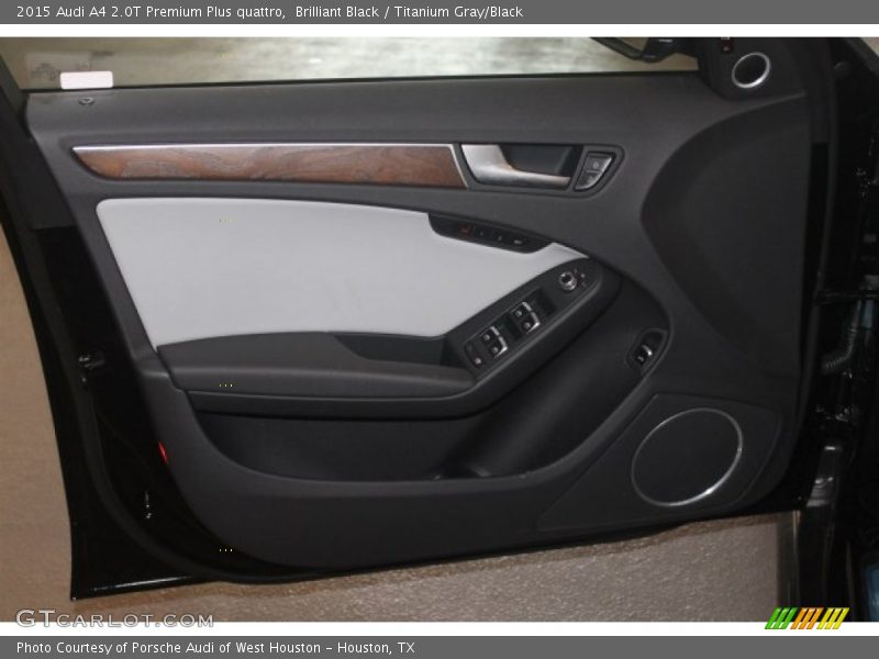 Brilliant Black / Titanium Gray/Black 2015 Audi A4 2.0T Premium Plus quattro