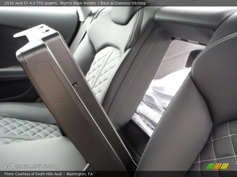 Mythos Black Metallic / Black w/Diamond Stitching 2016 Audi S7 4.0 TFSI quattro