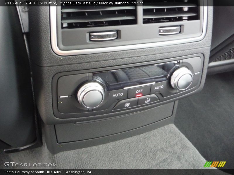 Mythos Black Metallic / Black w/Diamond Stitching 2016 Audi S7 4.0 TFSI quattro