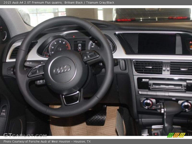 Brilliant Black / Titanium Gray/Black 2015 Audi A4 2.0T Premium Plus quattro