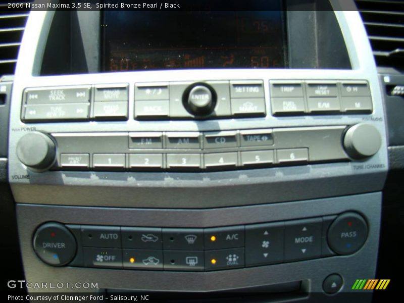 Spirited Bronze Pearl / Black 2006 Nissan Maxima 3.5 SE