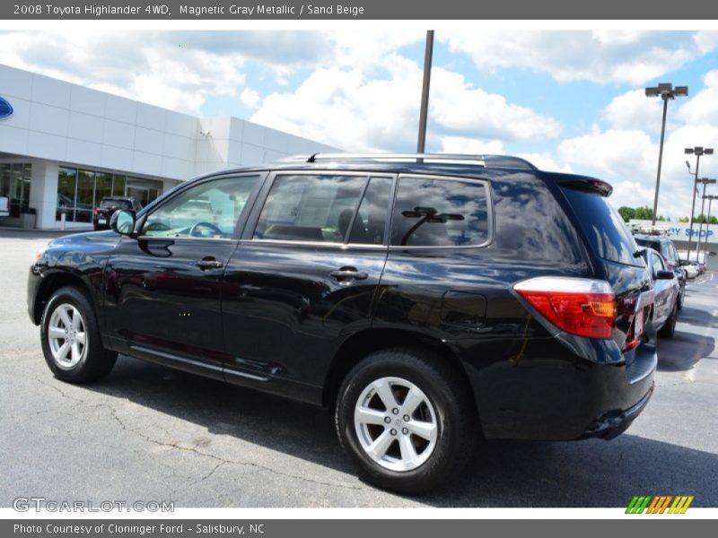 Magnetic Gray Metallic / Sand Beige 2008 Toyota Highlander 4WD