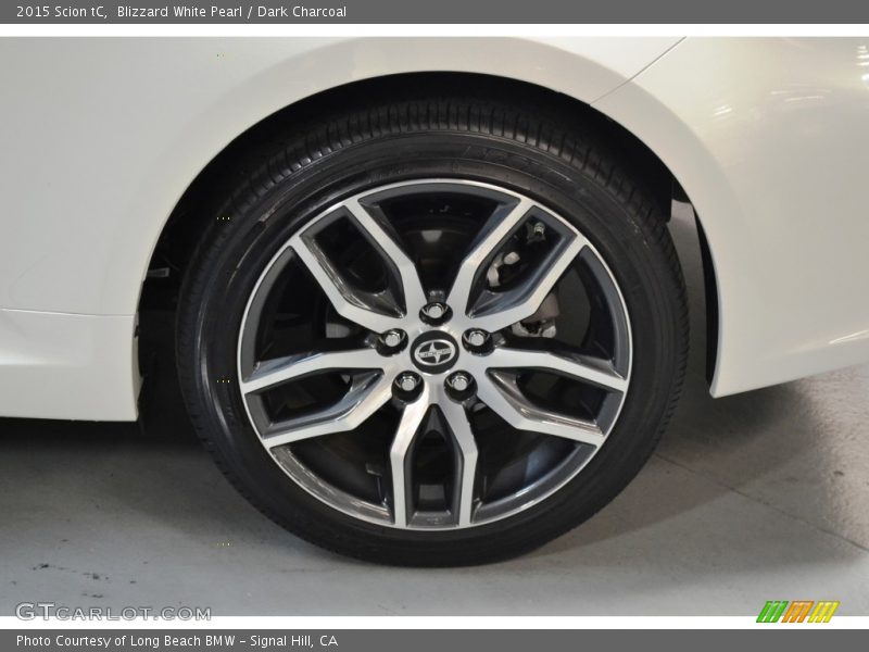 Blizzard White Pearl / Dark Charcoal 2015 Scion tC