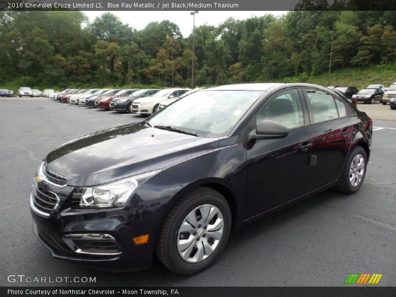 Blue Ray Metallic / Jet Black/Medium Titanium 2016 Chevrolet Cruze Limited LS