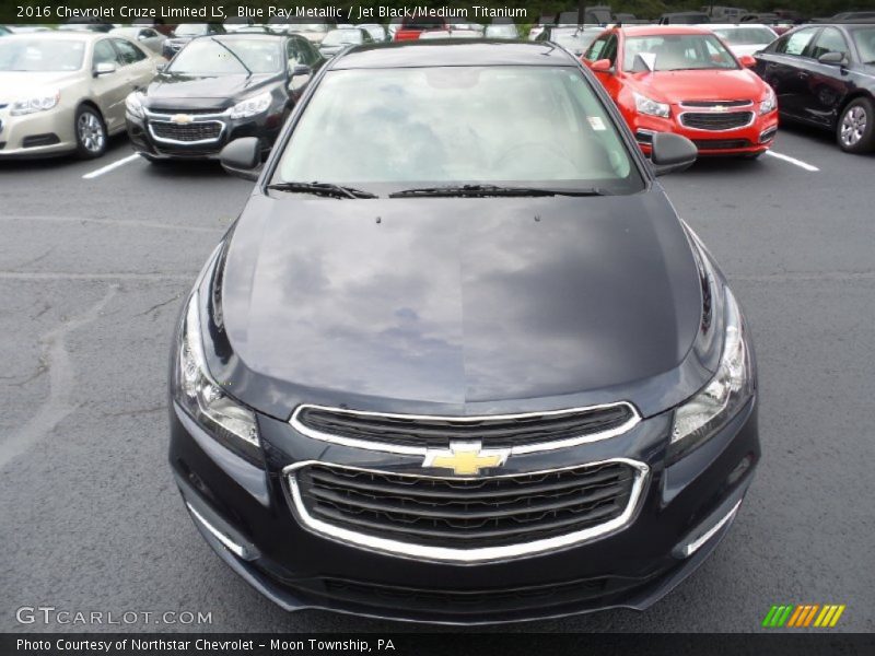 Blue Ray Metallic / Jet Black/Medium Titanium 2016 Chevrolet Cruze Limited LS