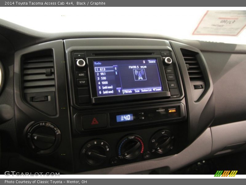 Black / Graphite 2014 Toyota Tacoma Access Cab 4x4