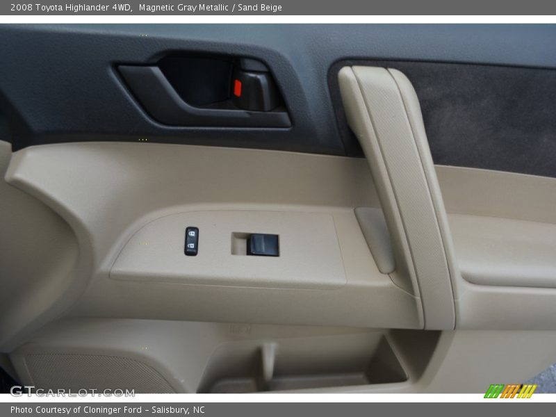 Magnetic Gray Metallic / Sand Beige 2008 Toyota Highlander 4WD